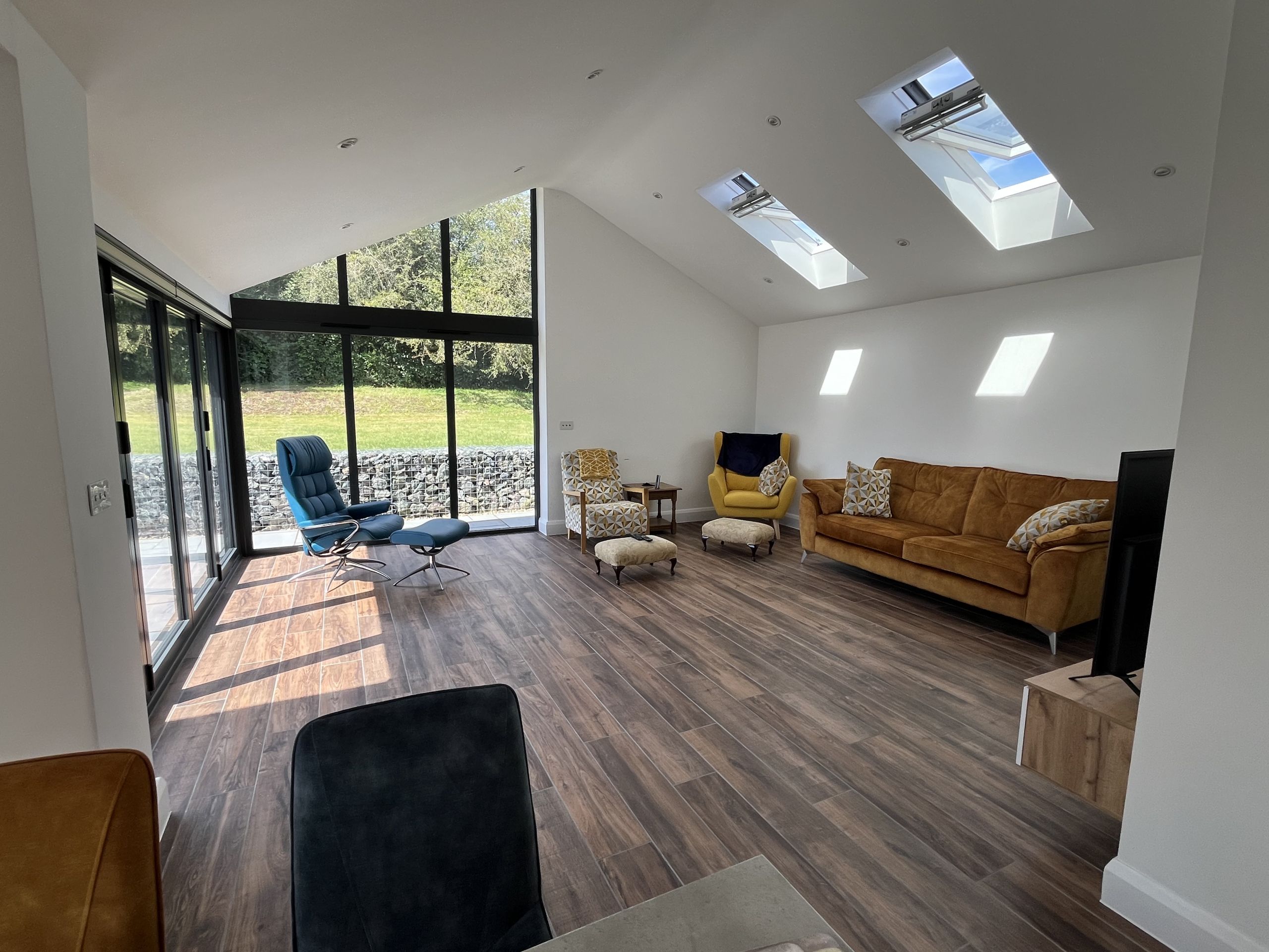 Lots of light in the living area